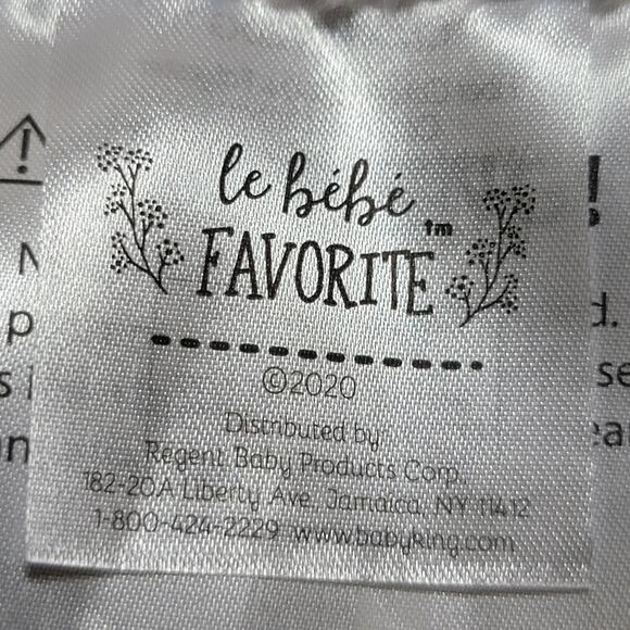 Le Bebe Favorite 11.5" X 11.5" Infant Security Blanket Grey Bear Father Theme - Picture 5 of 6